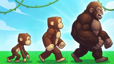 🐵 +1 Monkey Evolution