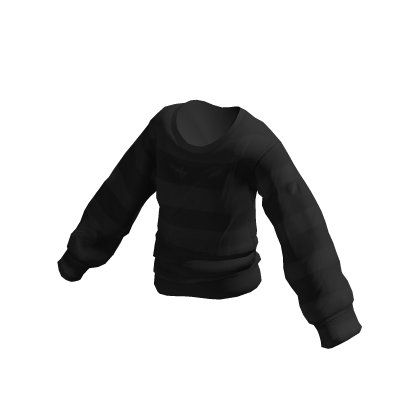 Oversized Crewneck - Black Stripes