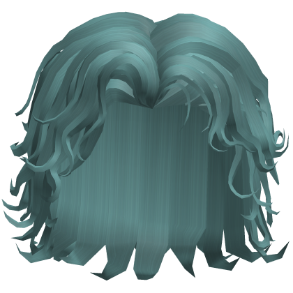 Wavey Light Blue Surfer Male Curly Hair