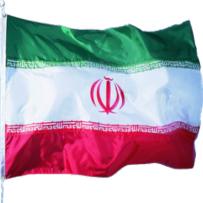 Waving Flag of Iran (transparent) Roblox decal