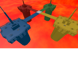 red vs green vs yellow vs blue modded