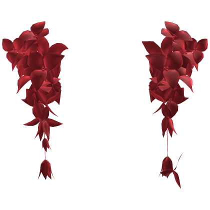Red Latex FW03 Flower Headpiece Roblox item