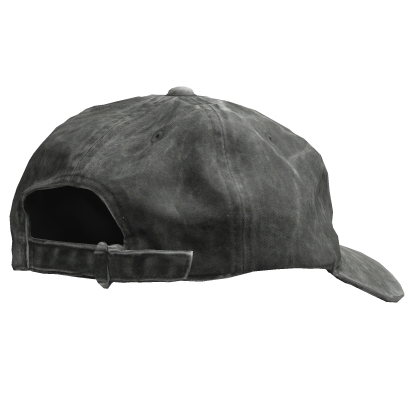Distressed Grey Hat backwards