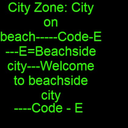 CITY zone: Program complete