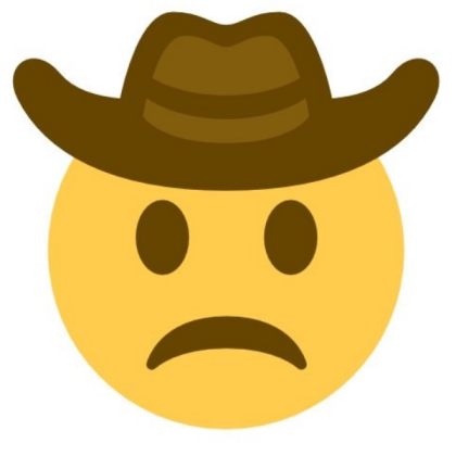 Sad Cowboy Emoji Roblox decal