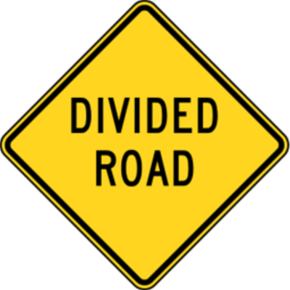 Divided Road Sign Roblox decal