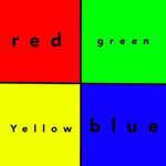 Green vs blue vs red vs yellow