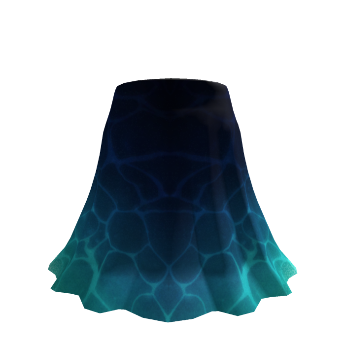 🌙 Deep Sea Dress skirt [Blue] [2.0]