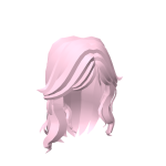 Pink Cotton Candy Girl Hair