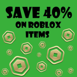 40% save Robux by buying items