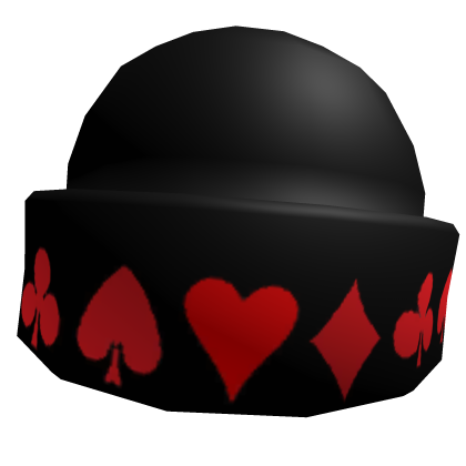Black Poker Beanie Roblox item
