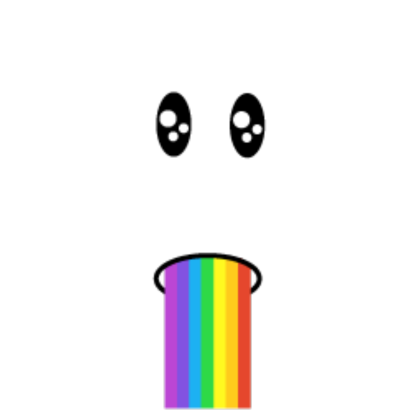Rainbow Barf Face Roblox item