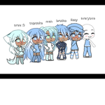 The blue friends