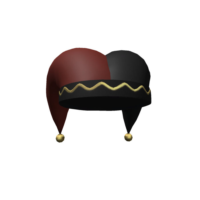 Creepy Red Jester Halloween Hat
