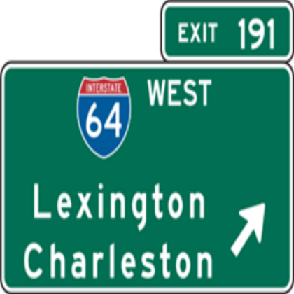 road sign 2 Roblox decal