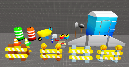 Stylized Construction Site Asset Pack preview 3