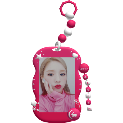 Loona HeeJin Photocard Kpop Keychain