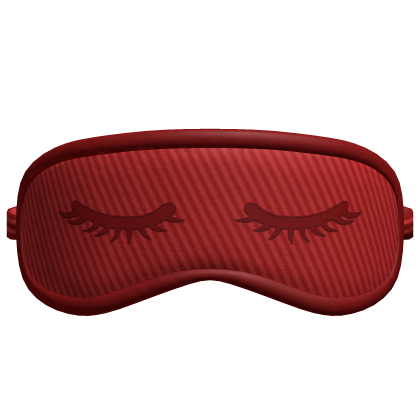 kawaii red sleep mask Roblox item