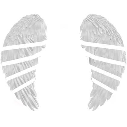 ♡ kawaii big emissive angel wings w pink bow Roblox item
