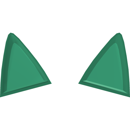 ♡ cute kitty ears recolor in teal Roblox item