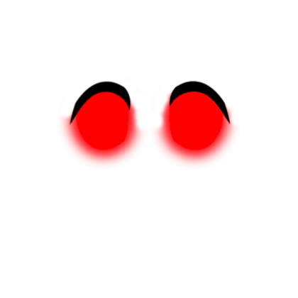 [FACE] Eyes - Glowing RED Roblox decal
