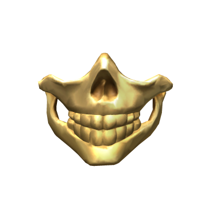 Mask Of The Forgotten One in Gold Roblox item