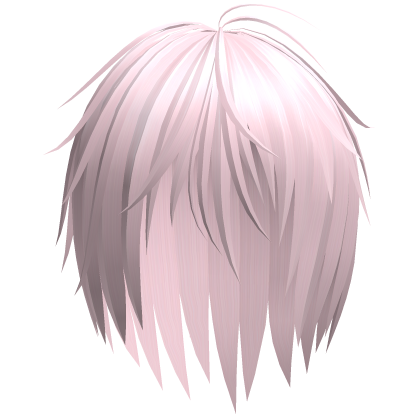 Emo Messy Razor Cut Layered Hair (Pink)