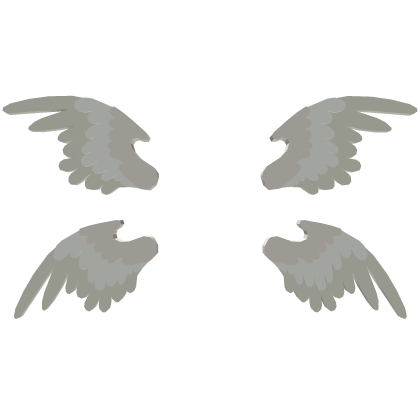Double Angelic Head Wings Roblox item