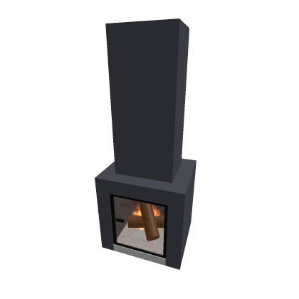 modern fire place