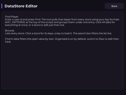 DataStore Editor Plus (Free) preview 1