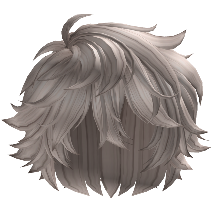 Fluffy Messy Haircut [Ashy Blonde]