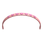Cute Aesthetic Bright Pink Heart Headband