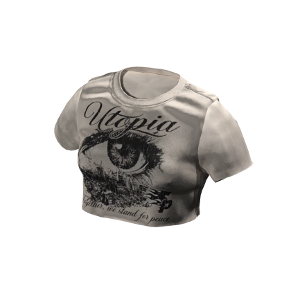 Vintage Style Cropped Tee