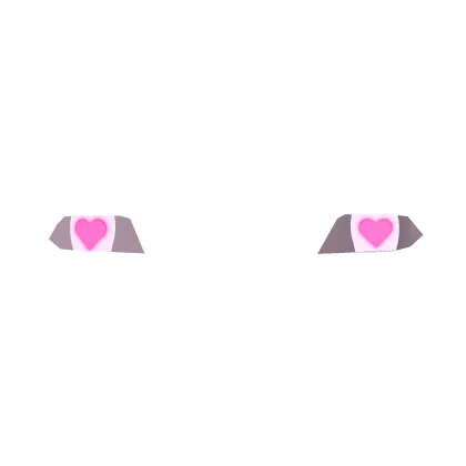 Glowing Heart Eyes Addon (for man face) Roblox item