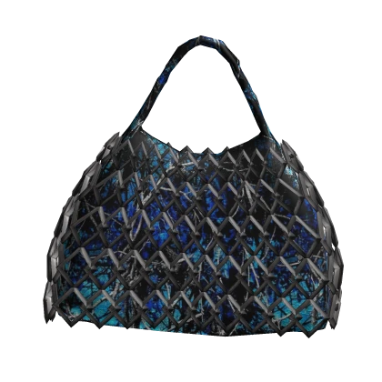 Blue Camo Emo Grunge Chained Handbag | Roblox Item - Rolimon's