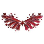 Starred Angelic Wings [Red]