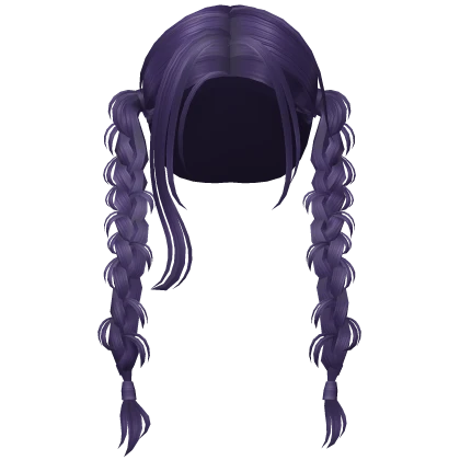 Country Girl Braids in Purple Roblox item thumbnail