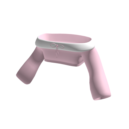 Cute Oversized Off Shoulder Sweater W Bow In Pink thumbnail