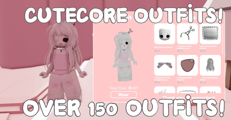 ¡UGC UPD! ¡CUTECORE IDEAS DE ATUENDO PARA NIÑAS! (200+) - Roblox