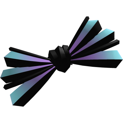 🕸️๋. ⭑ Mourning Scene Bow || Black Pastel