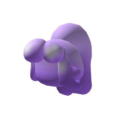 Poofy Fluffy Cartoon Ponytail Hair [Purple] Roblox item