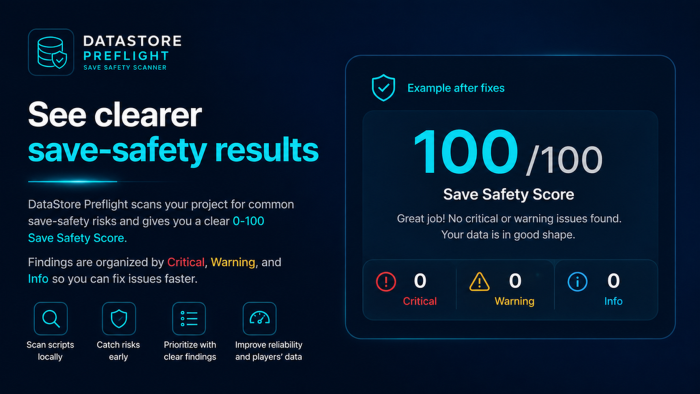 DataStore Preflight - Save Safety Scanner preview 1