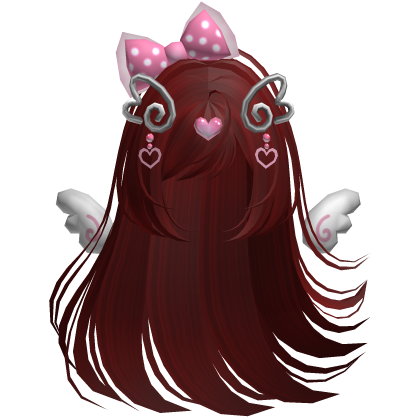 Angelic Windy Princess Hair in Cherry Red 