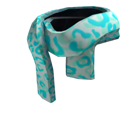 Wild Neon Blue Scarf