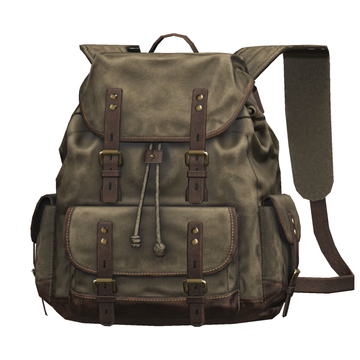 Vintage Canvas Military Backpack