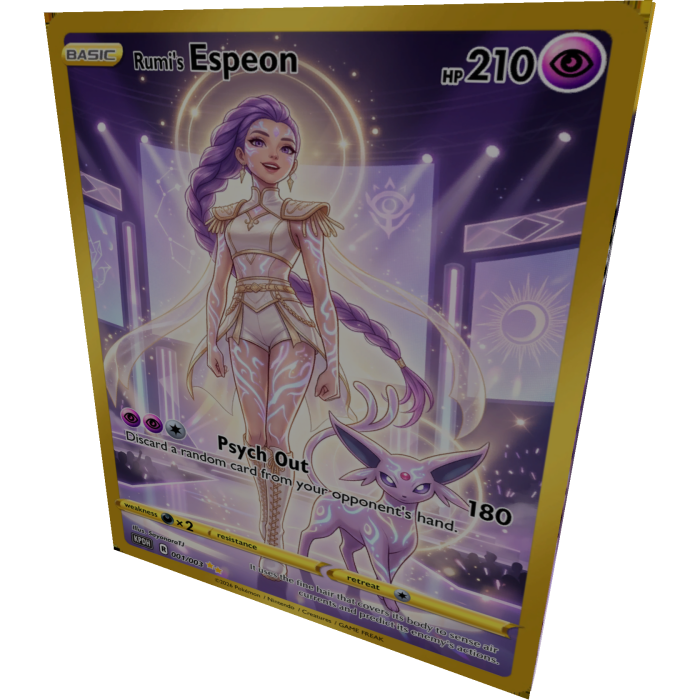 Rumi Espeon Card