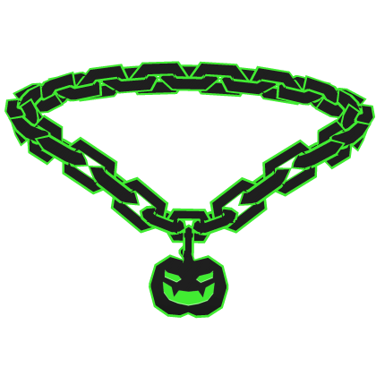 Green Pumpkin Halloween Chain