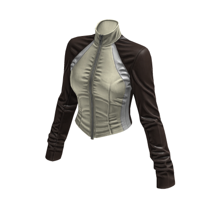 New York Street Racer Jacket (Cream Brown)