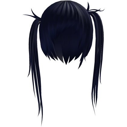 melancholy # asymmetrical twin tails ҂ blue