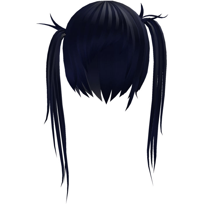 melancholy # asymmetrical twin tails ҂ blue